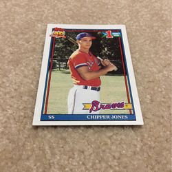Chipper Jones Rookie Card- Atlanta Braves Legend 