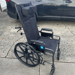 High Back Medline Reclining Wheelchair With Neck Rest