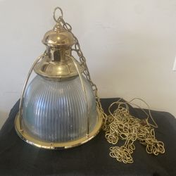 Brass Hanging Chain Lamp