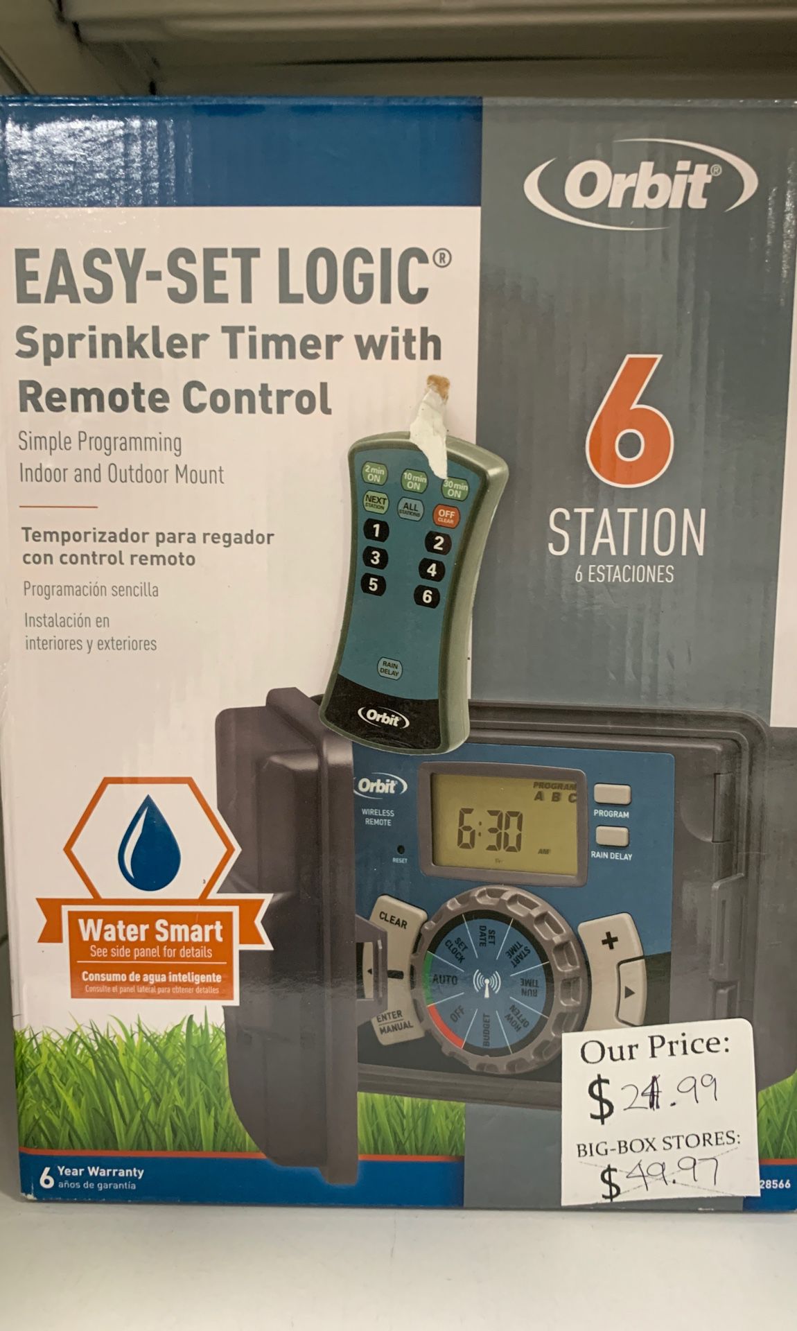 Sprinkler timer with remote control