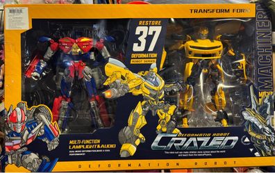 Huge Optimus Prime and BumbleBee Toys