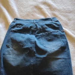 Brand new jeans shorts and a skirt