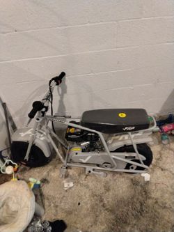 Grey frp dirt bike
