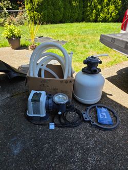 Intex sand filter/pump combo