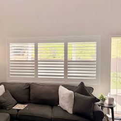 Interior Wood Shutters- Custom, Plantation, Professional Installation, Licensed Company, Window Treatments & Coverings, Persianas De Madera, Espanol