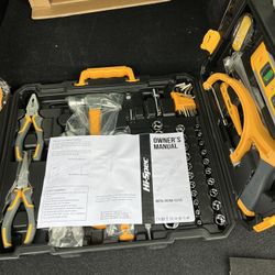 NEW 126 PC All Purpose Home, Gerage Mechanical Tool Kit Set In Hard Case.