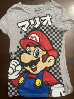 Super Mario Boys Shirt Size Extra Small 