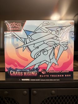 Pokémon Center Chaos Rising ETB sealed new