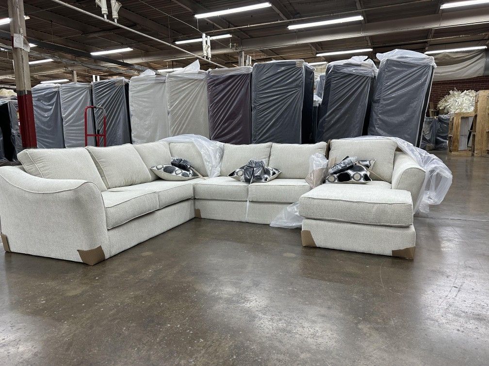New Cream Sectional $895