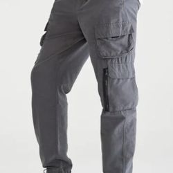 Aeropostale Summit Utility Jogger Cargo Pants Large / Grey / New