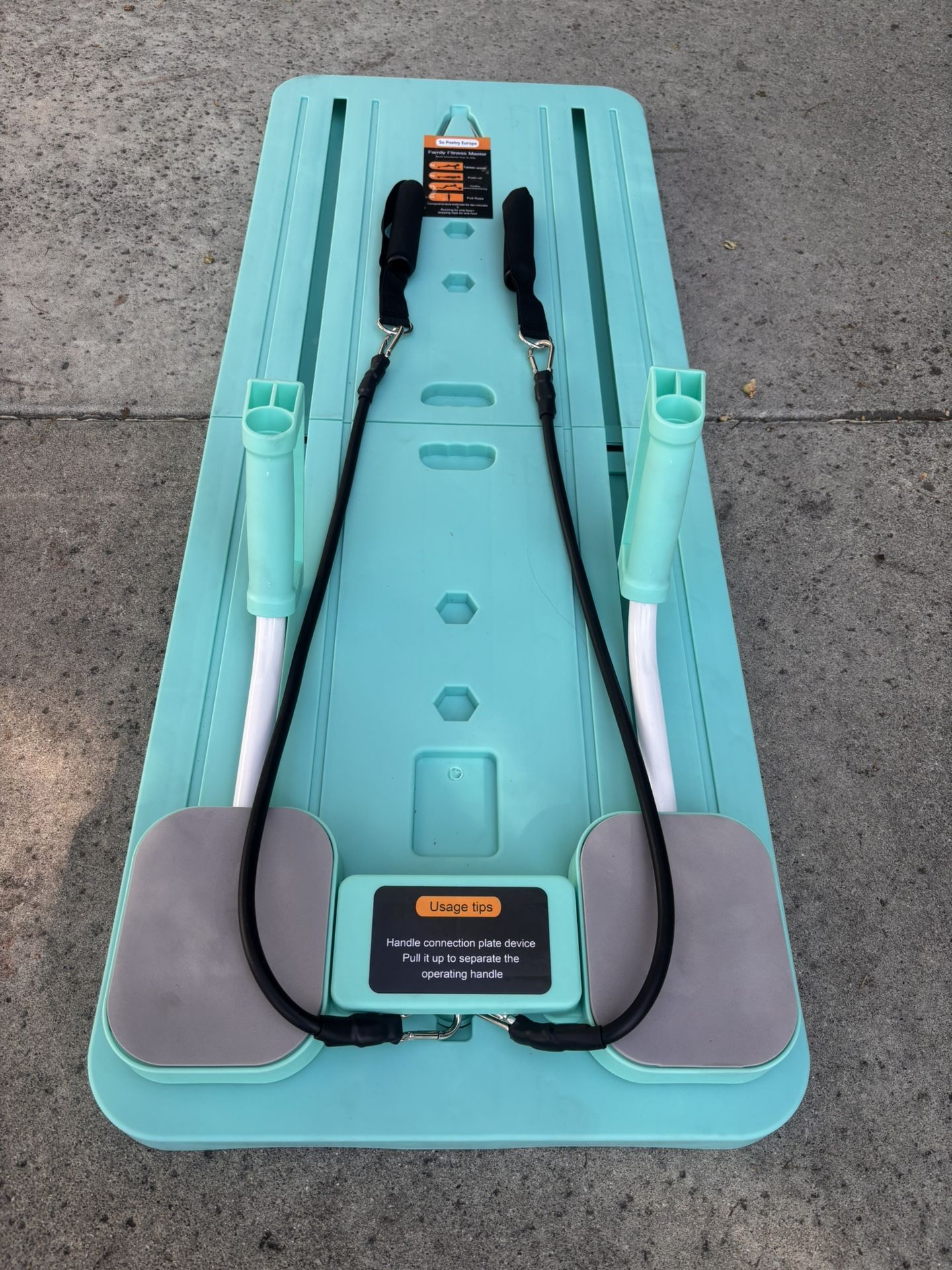 $50.00!! New 41-3/4” X 16” Pilates Board Pilate Reformer Set Foldable Home Gym