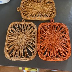 Vintage Woven Trivets