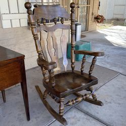 Heavy Duty Wooden Vintage Rocking Chair