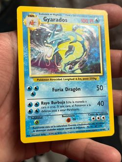 Pokémon Gyarados 6/102 Base Set Unlimited Spanish 1999 Vintage WOTC ESPAÑOL