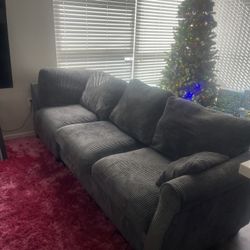 L Couch With Ottoman