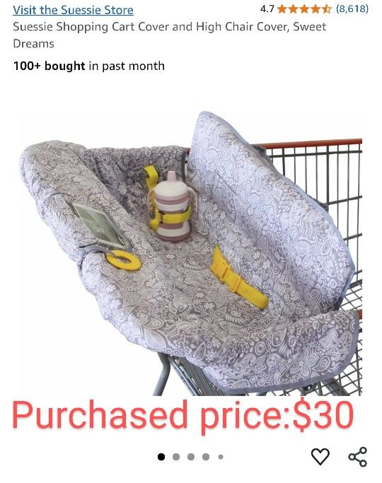 Shopping Cart Baby Seat Cover