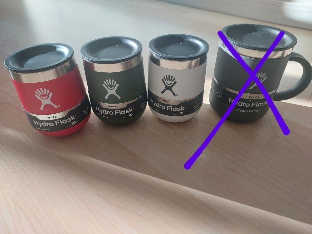 Brand New Hydroflask Wine Tumblers