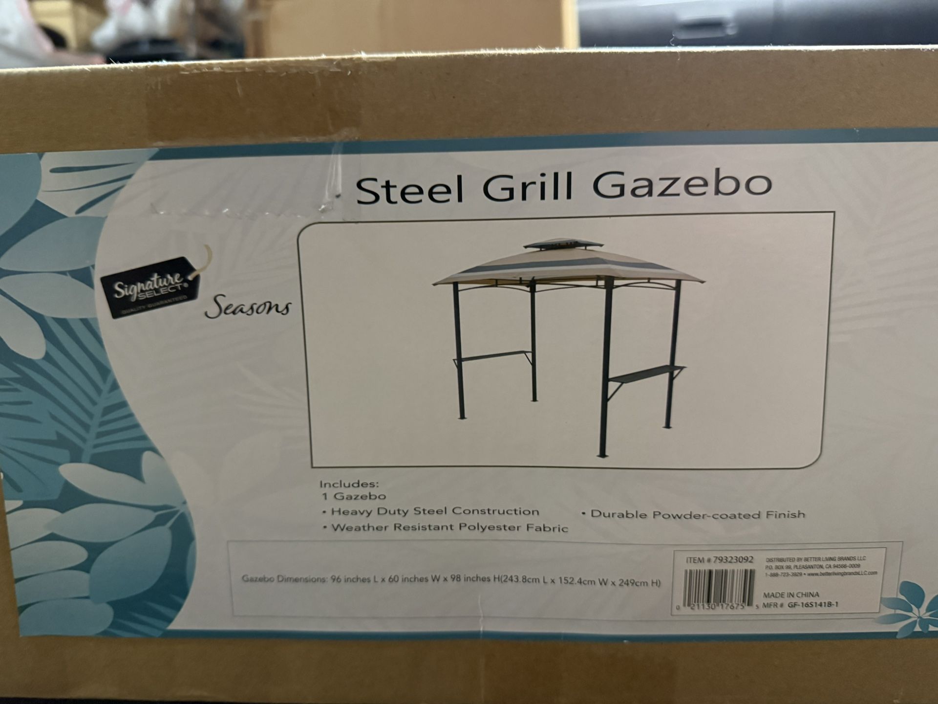 Steel Grill Gazebo