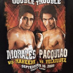 Vintage 2005 Manny Pacquiao Boxing Shirt Men’s Size Medium Brand New 