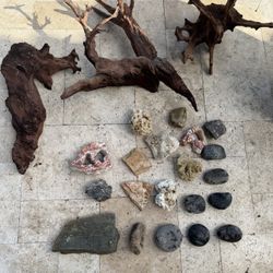 Aquarium Wood And River Rocks For Sale