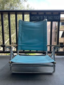 Vintage Rio folding beach chair