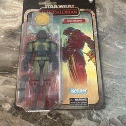 new sealed star wars the mandalorian dark trooper figure