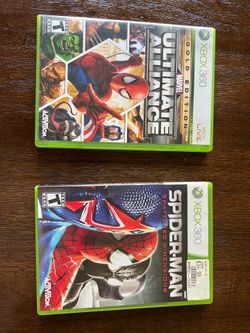 Xbox 360 Marvel Ultimate Alliance GOLD  and Spider Man