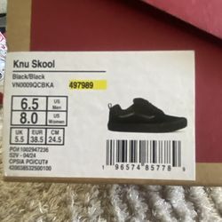 Jordans black and white Blacked out vans knu skool