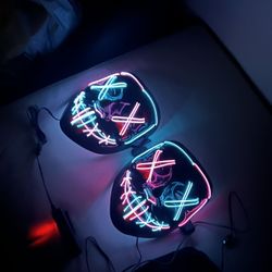 Led Mask For Rave/ Halloween (50 in stock)