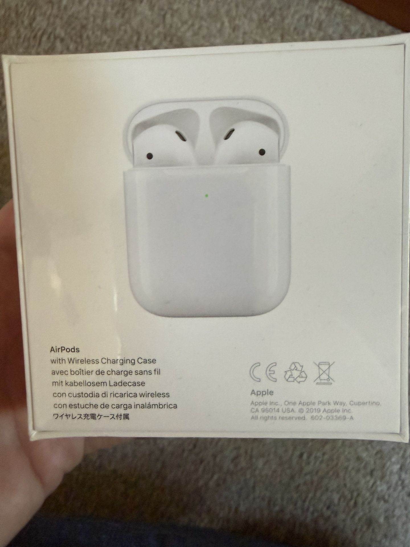 Apple AirPods (2nd Gen) with Wireless Charging Case – Brand New Sealed
