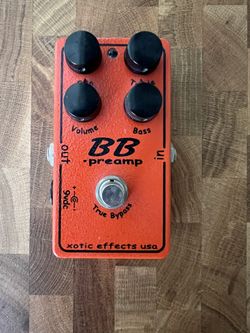 Xotic Effects USA BB Preamp Boost Overdrive Effects Unit Guitar Pedal