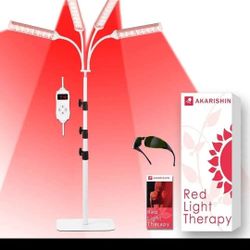 Red Light Therapy Lamp with Adjustable Stand, Timer, Height, Brightness - 660nm, 660nm+850nm, 660Nm+940nm- Effective for Body and Skin Vitality, 4-Hea