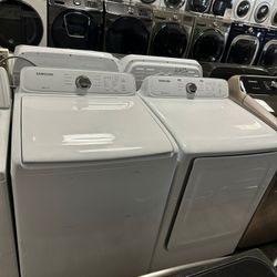 Samsung washer and dryer set electric with warranty