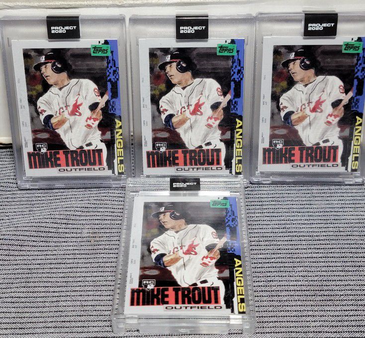 Mike Trout  Project 2020 Rookie Reprint  Cards