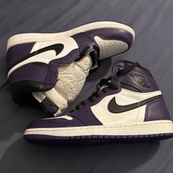 Jordan 1 Court Purple