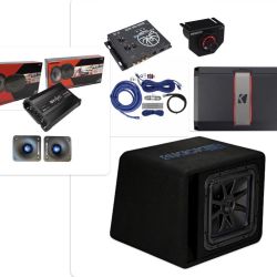 NEW BASS AND VOICE PACKAGE INSTALLED KICKER AUDIO