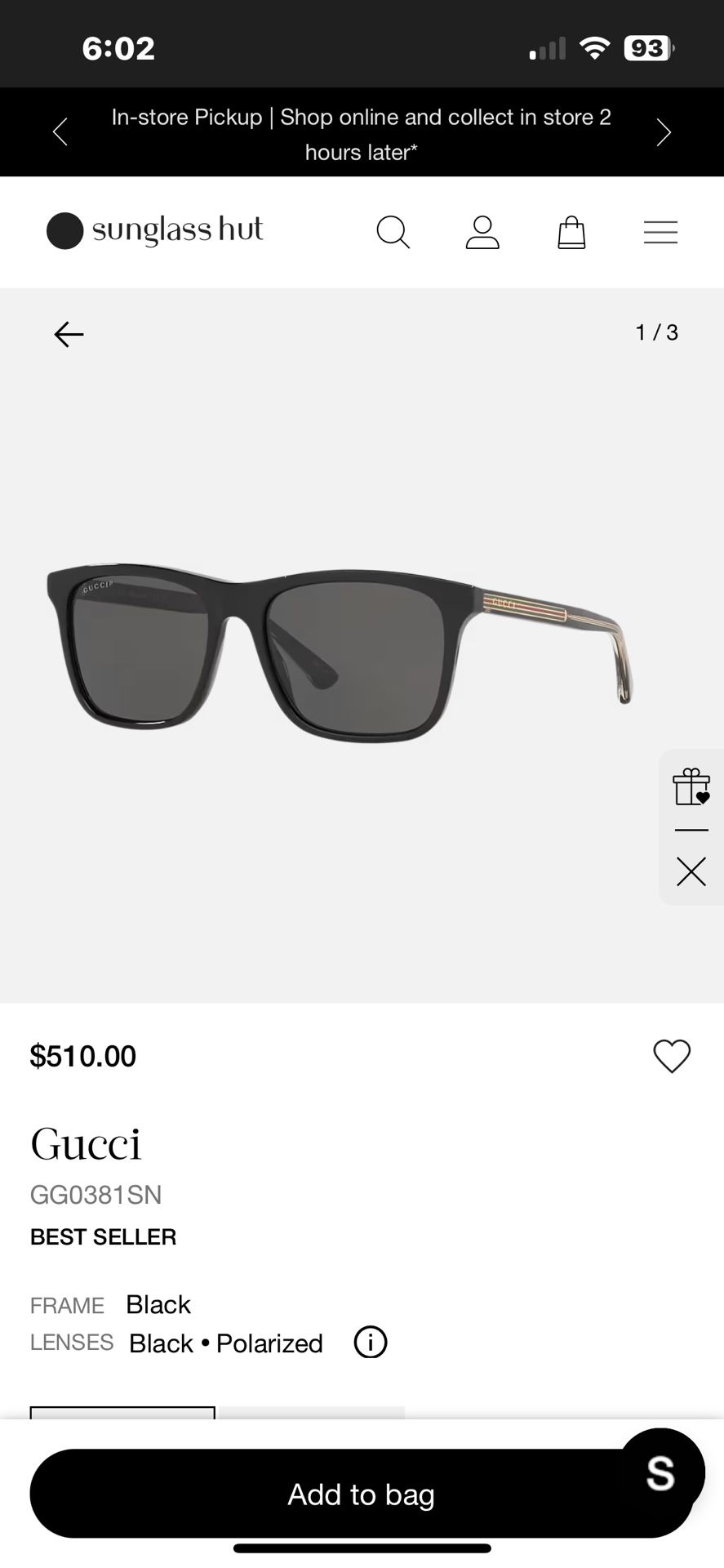 Gucci Sunglasses