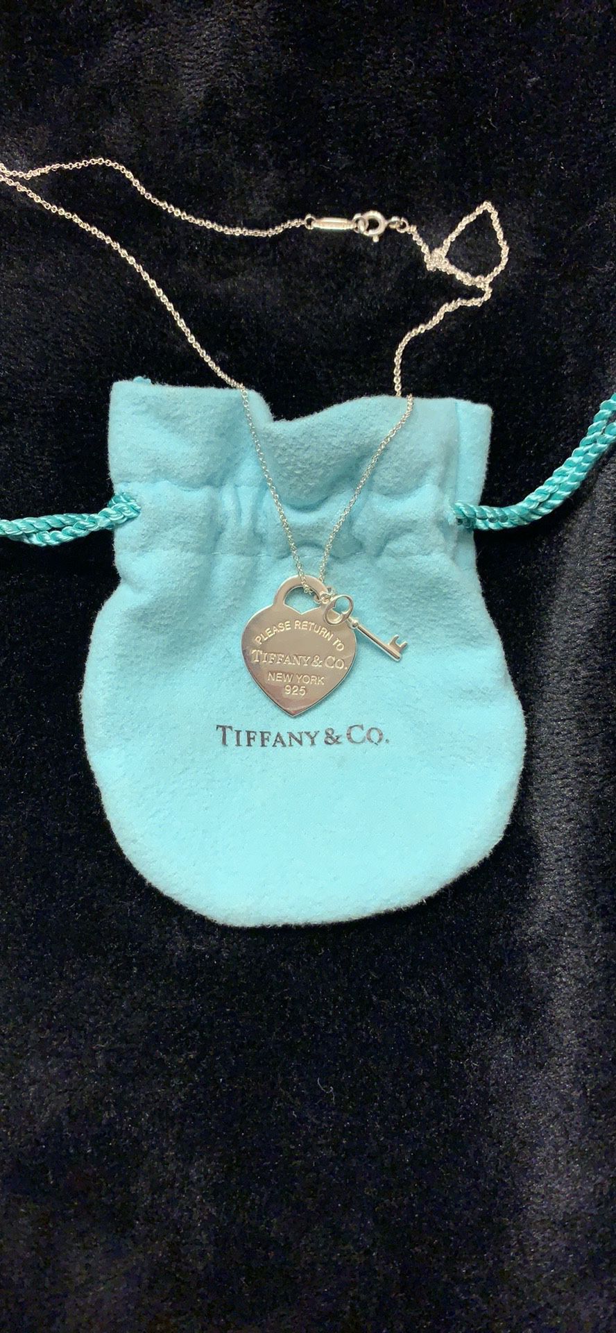 Tiffany & Co. Heart and Key Pedant