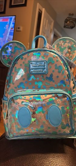 Clear Heavy Duty Plastic Hard Tag Loungefly Backpack. Great For Events