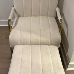 My Oversight Your Gain . Accent Chair -loose Leg 