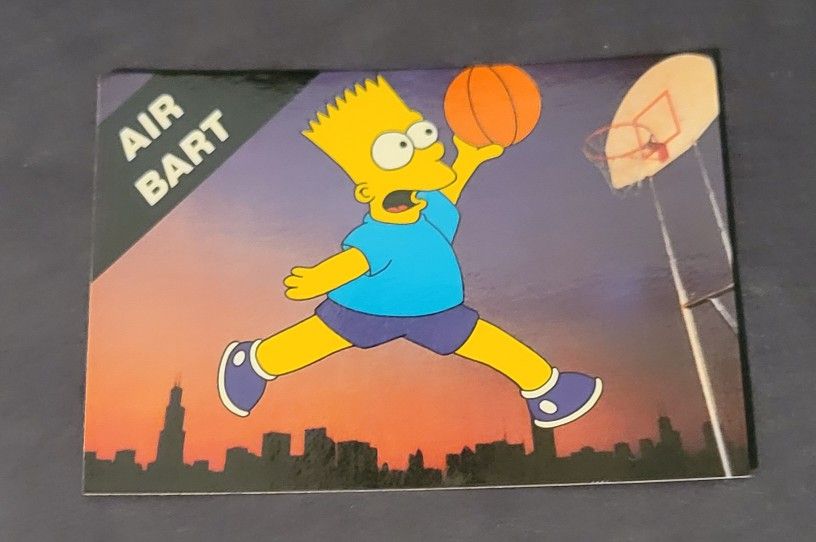 Air Bart Nike Promotional Card