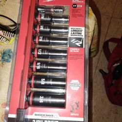 Milwaukee 3/8 Sockets