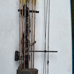 High Country Compound Bow Setup - Quiver, Easton Arrows, Sights