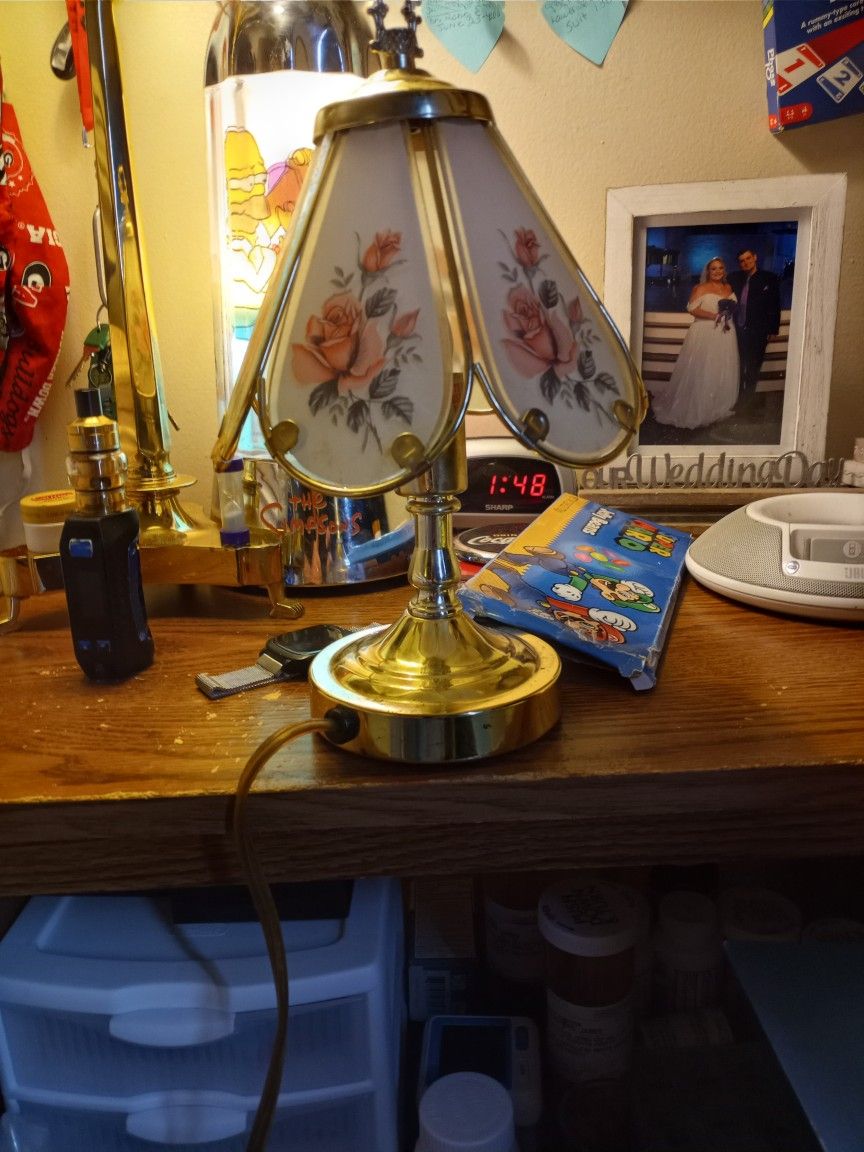 Vintage Glass Touch Lamp