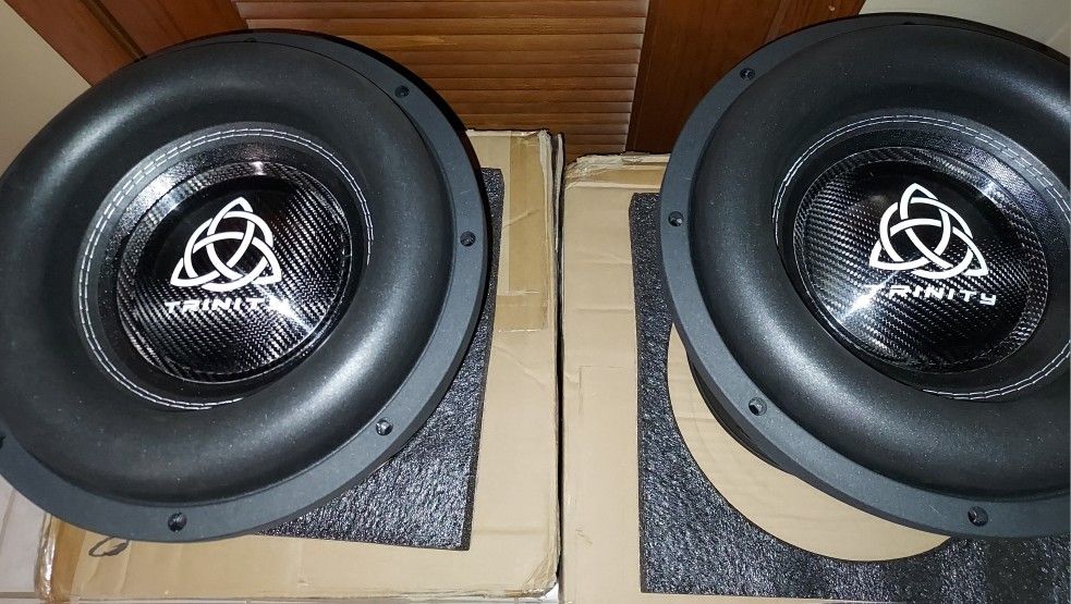2 Trinity Audio H12's  D1 Subwoofers 3500RMS  Each