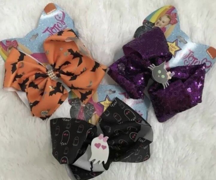 Jojo Siwa Cat & Ghost Light Up Bows & Bat Bow, 3 for $18 or $7 each, NEW! Porch Pickup or Can Ship!