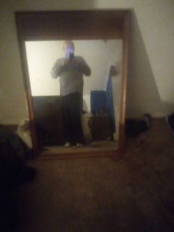 A Mirror That's Like Three And A Half By Two And A Half Feet