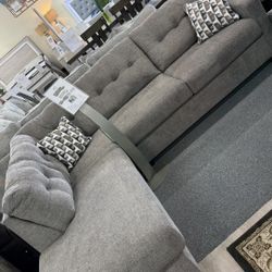 2 Pc Brown Sectional