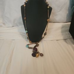 Antique Necklace With Beads