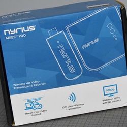 Nyrius ARIES Pro Wireless HDMI Transmitter and Receiver to Stream HD 1080p 3D Video From Laptop - BRAND NEW IN BOX